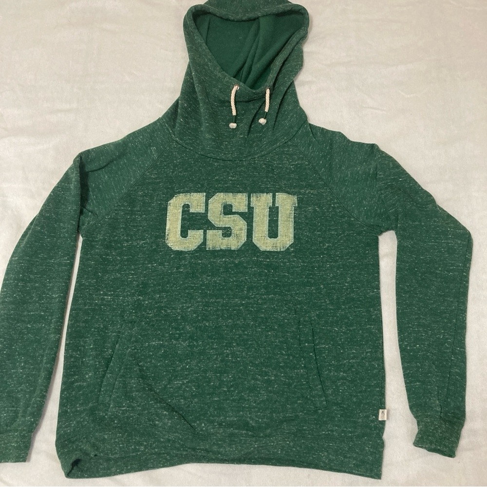 Colosseum Own The Stands Colorado State Rams Pullover Hoodie Mens Large Green - Picture 14 of 16